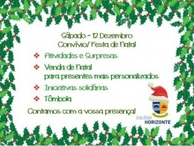 cartaz festa Natal